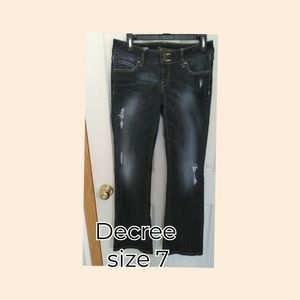 Decree Jeans Size 7 EUC